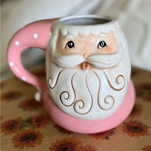Johanna Parker Pink Santa Mug